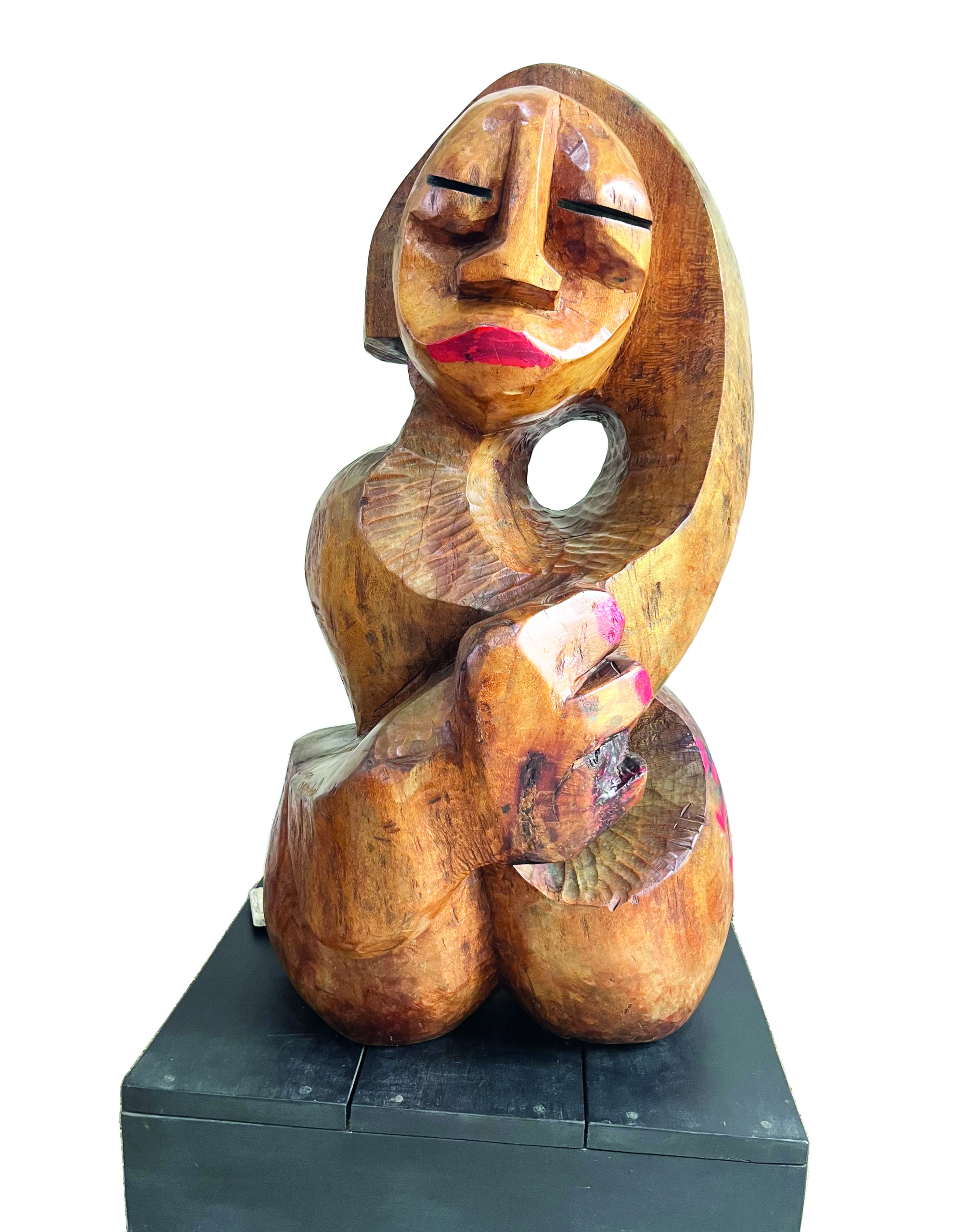 Lilian Nabulime, Maama, 2011, wood, 120 x 64 x 66 cm